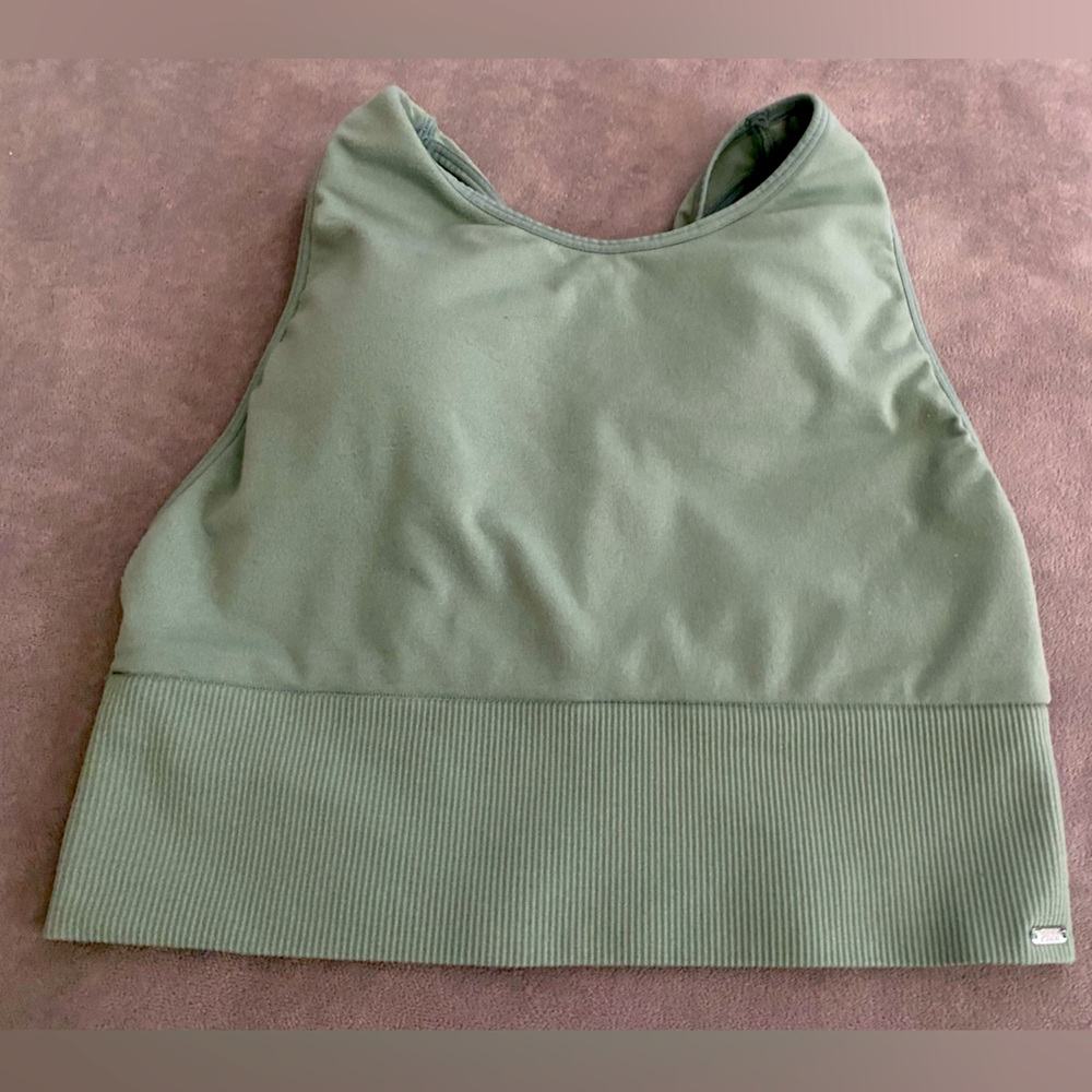 Pink Seamless sports bra